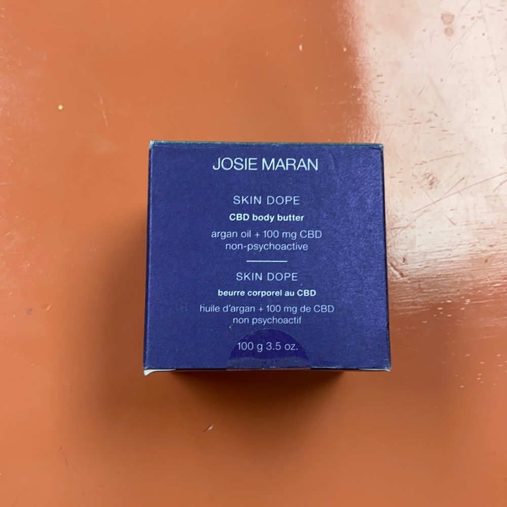 JOSIE MARAN Skin Dope Body Butter Aragon Oil + 100mg NEW in Box - Picture 2 of 7